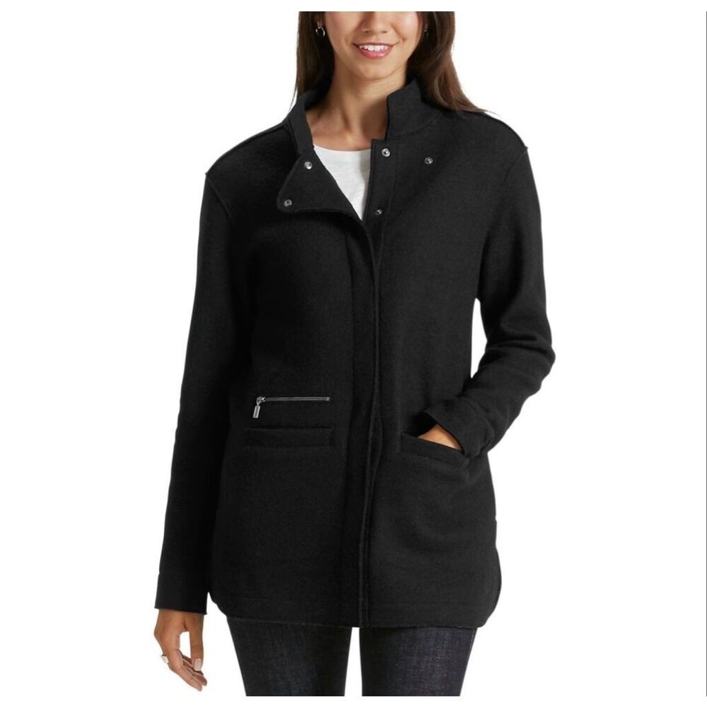 nau Boiled Wool Shirt Jacket